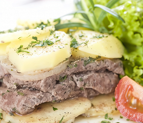 Фотография рецепта Картошка с мясом