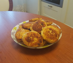 Фотография рецепта Куриные наггетсы на сковородке