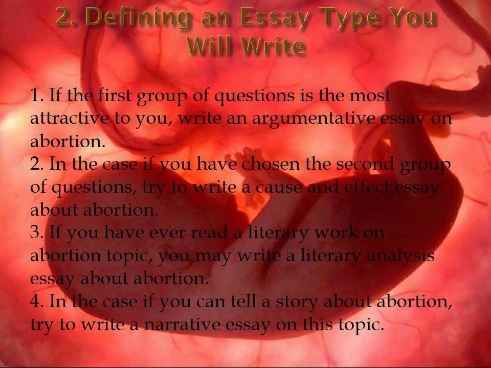 Anti Abortion Arguments Essays Easy Persuasive Essay Topics For High School also Typing Service Writer Needed