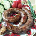 Фотография рецепта Домашняя свино-говяжья колбаса автор Светлана Карпушина