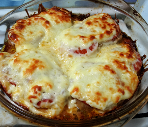 Фотография рецепта Мясо под сырно-майонезной шубой