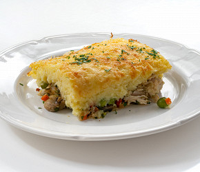 Фотография рецепта Запеканка с курицей и грибами