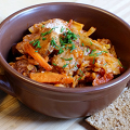 Фотография рецепта Савойская капуста с копчеными колбасками автор Алексей Зимин