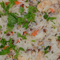 Фотография рецепта Жареный рис с перловкой и мясом автор Татьяна Найт (Каменцева)