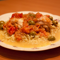 Фотография рецепта Курица с оливками и томатами автор Мария Горбунова