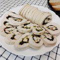 Фотография рецепта Рулет из куриного филе со шпинатом автор ЮЛИЯ ТИМОФЕЕВА