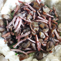Фотография рецепта Лоранский пирог с брокколи, грибами и беконом автор Анна Лаврентьева