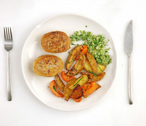 Фотография рецепта Котлеты из трех видов мяса