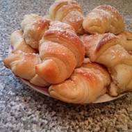 Круассаны со сгущенкой