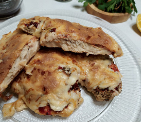 Фотография рецепта Сочное куриное филе под сыром