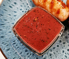Фотография рецепта Соус к мясу из красного вина
