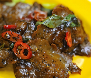 Фотография рецепта Тушеная свинина с красным перцем (Hong Shao Rou)