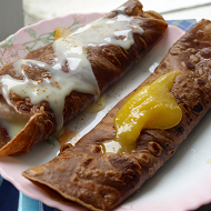 Шоколадные блины с ромом