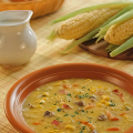 Фотография рецепта Суп с кукурузой и беконом автор Campbell's® Домашняя Классика®