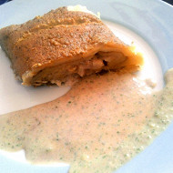 Штрудель с фейхоа и маскарпоне