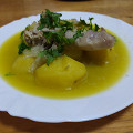 Фотография рецепта Тушёная курица с картофелем автор Gelya Eskenderovna