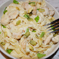 Фотография рецепта Паста альфредо с курицей по-домашнему автор Татьяна Найт (Каменцева)