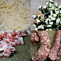 Фотография рецепта Карбонара с цукини и фрикадельками автор Юлия BASiC