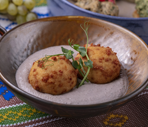 Фотография рецепта Пончики из кукурузной муки
