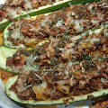 Фотография рецепта Фаршированные мясом кабачки автор Кира Аветова