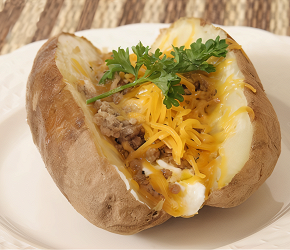 Фотография рецепта Картофель с мясным фаршем