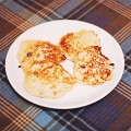Фотография рецепта Сырники с яблоками и сухофруктами автор Мария Плотникова
