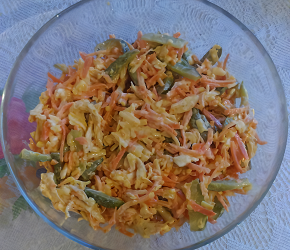 Фотография рецепта Салат из куриного филе с морковкой по-корейски