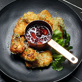 Фотография рецепта Сыр халуми с ягодным соусом автор География на вкус с Никой Ганич