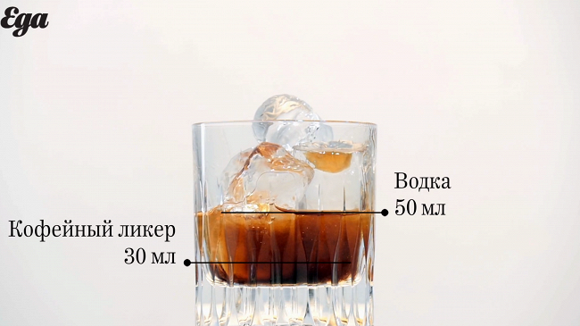Фото шага рецепта Коктейль «Белый русский» (White Russian) 41023 шаг 1