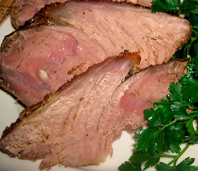 Фотография рецепта Запеченное мясо с лимонным соком