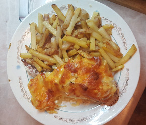 Фотография рецепта Кролик, запеченный со сметаной и сыром