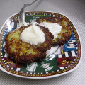 Фотография рецепта Оладьи из кабачков с сыром и чесноком автор Алена