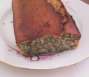 Фотография рецепта Лимонный кекс с маком