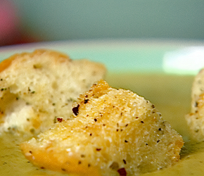 Фотография рецепта Курица с лимонами и крутонами