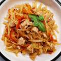 Фотография рецепта Тушеная капуста с мясом автор Лоскутова Марианна