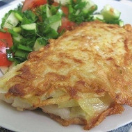 Белая рыба в картофельной корочке