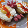 Фотография рецепта Тосты с сыром и яйцами автор Анна