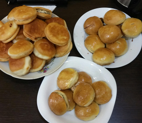 Фотография рецепта Пирожки с помидорами и брынзой