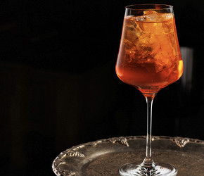 Фотография рецепта Безалкогольный коктейль Aperless Spritz Zero