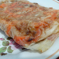 Шаурма домашняя с курицей