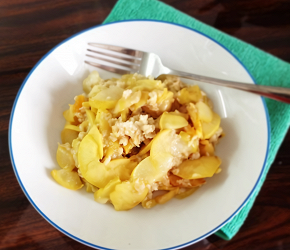 Фотография рецепта Овсянка с яблоками, грушами и курагой