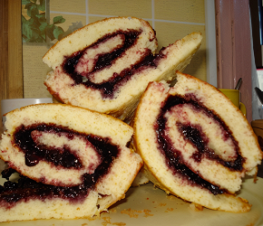 Фотография рецепта Рулет с джемом