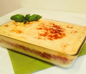 Фотография рецепта Бифарше (запеканка из картофельного пюре и куриного фарша)