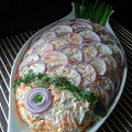 Фотография рецепта Слоеный салат с красной рыбой, рисом и овощами автор Софья Тараторина