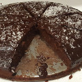 Фотография рецепта Сумасшедший пирог (Crazy Cake) автор Наталья Бабкова