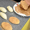 Фотография рецепта Картофельные котлеты с шампиньонами автор Елена Столярова