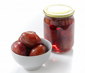 Фотография рецепта Маринованные сливы