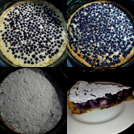 Черничный пирог