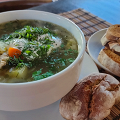 Фотография рецепта Щи куриные с грибами автор Алёна Казавчинская