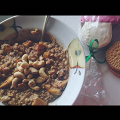 Фотография рецепта Овсяная каша с яблоком и корицей автор Lera Stepura